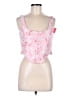 Amanda Uprichard 100% Polyester Pink Sleeveless Top Size L - photo 1