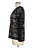 Dani Collection Black Long Sleeve Top Size L - photo 5
