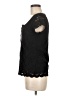 Bay Studio Black Short Sleeve Top Size M - photo 5
