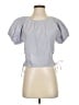 Madewell Gray Short Sleeve Blouse Size XS - photo 1