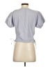 Madewell Gray Short Sleeve Blouse Size XS - photo 2