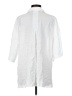 Zara White 3/4 Sleeve Button-Down Shirt Size S - photo 2