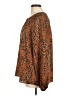 MICHAEL Michael Kors Paisley Brown Long Sleeve Blouse Size M - photo 5