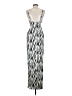 PrettyLittleThing 100% Polyester Graphic Silver Casual Dress Size 2 - photo 2