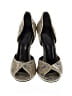 ROCHAS Paisley Camo Marled Green Tan Heels Size EU 37 1/2 - photo 2