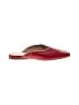 27 EDIT 100% Leather Red Mule/Clog Size 11 - photo 1