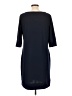 Audrey Whitmore Solid Blue Casual Dress Size L - photo 2