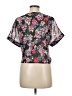 Molly Bracken Pink Black Short Sleeve Blouse Size M - photo 2