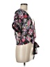 Molly Bracken Pink Black Short Sleeve Blouse Size M - photo 4