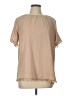 Emery Rose 100% Polyester Tan Short Sleeve Blouse Size L - photo 1