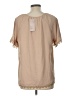 Emery Rose 100% Polyester Tan Short Sleeve Blouse Size L - photo 2