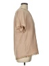 Emery Rose 100% Polyester Tan Short Sleeve Blouse Size L - photo 4