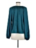 Unbranded 100% Polyester Teal Long Sleeve Blouse Size M - photo 2