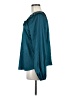 Unbranded 100% Polyester Teal Long Sleeve Blouse Size M - photo 5