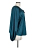 Unbranded 100% Polyester Teal Long Sleeve Blouse Size M - photo 4