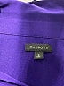 Talbots 100% Polyester Purple Long Sleeve Blouse Size S - photo 6