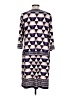Studio One Graphic Purple Casual Dress Size L - photo 2