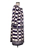 Studio One Graphic Purple Casual Dress Size L - photo 4