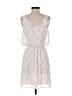 Love...ady 100% Polyester Hearts White Casual Dress Size XS - photo 2
