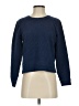 J.Crew 100% Cotton Chevron-herringbone Blue Pullover Sweater Size S - photo 1