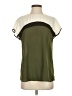 Shein 100% Polyester Color Block Green Short Sleeve Blouse Size S - photo 1
