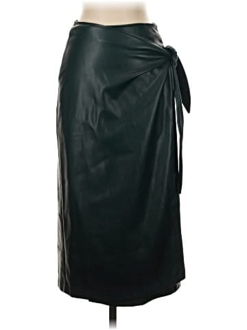 7 For All Mankind Faux Leather Skirt - front