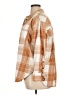 Universal Thread Plaid Tan 3/4 Sleeve Button-Down Shirt Size XL - photo 5