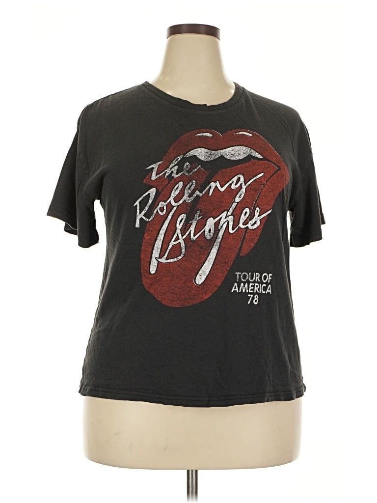 Pre-owned The Rolling Stones Short Sleeve T-shirt In Black