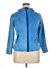 Lands' End 100% Polyester Blue Zip Up Hoodie Size 16 - photo 1