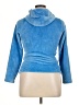 Lands' End 100% Polyester Blue Zip Up Hoodie Size 16 - photo 2