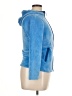 Lands' End 100% Polyester Blue Zip Up Hoodie Size 16 - photo 4