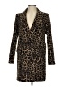 Veronica Beard Animal Print Brown Coat Size 00 - photo 1