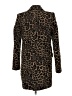 Veronica Beard Animal Print Brown Coat Size 00 - photo 2
