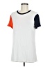 Unbranded Color Block White Ivory Short Sleeve T-Shirt One size - photo 1