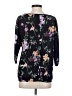 Darling 100% Polyester Black 3/4 Sleeve Blouse Size S - photo 2