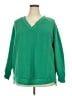 Adrianna Papell Chevron-herringbone Green Pullover Sweater Size 2X - photo 1