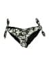 Zinke Floral Black Swimsuit Bottoms Size M - photo 1