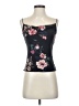 Lavender Brown 100% Polyester Black Sleeveless Top Size XS - photo 1