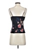 Lavender Brown 100% Polyester Black Sleeveless Top Size XS - photo 2