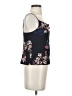 Lavender Brown 100% Polyester Black Sleeveless Top Size XS - photo 4