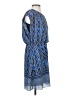 The Limited 100% Polyester Print Blue Casual Dress Size XS - photo 4