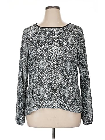 Eyeshadow Long Sleeve Blouse (view 1)