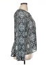 Eyeshadow Silver Long Sleeve Blouse Size XL - photo 4