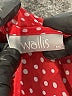 Wallis 100% Polyester Polka Dots Red Short Sleeve Blouse Size M - photo 7