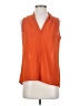Rose + Olive 100% Polyester Orange Sleeveless Blouse Size XS - photo 1