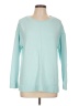 Talbots 100% Cotton Teal Pullover Sweater Size L - photo 1