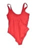 Old Navy Solid Red One Piece Swimsuit Size XL - photo 1