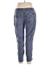 Level 99 Solid Blue Casual Pants Size M - photo 2