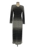 David Warren Stripes Gray Casual Dress Size 4 - photo 1