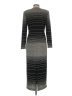 David Warren Stripes Gray Casual Dress Size 4 - photo 2